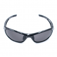 Очки спортивные AMBER GLOW, арт.753393MB-A, оправа черная, линзы серые UV400, запасные линзы: нет,