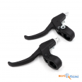 Фото товара «Рукоятки тормоза, комплект (левая и правая), под 3 пальца, BL-315, SAIGUAN, черный, RBLBL3150001»